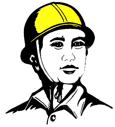 向全體員工更換正規安全帽